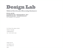 Tablet Screenshot of designlab.it